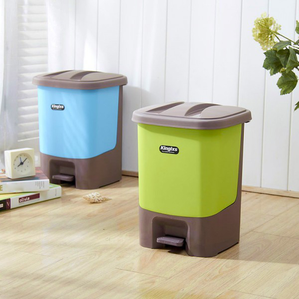 Lý do hộ gia đình nên mua thùng rác nhựa đạp chân là gì?