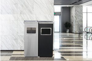Lý do khu tiền sảnh nên đặt thùng rác inox