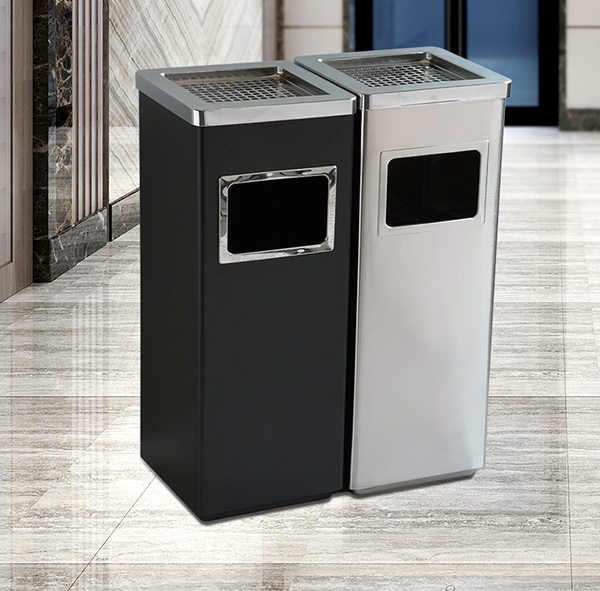 3 mẫu thùng rác inox gạt tàn phổ biến nhất hiện nay