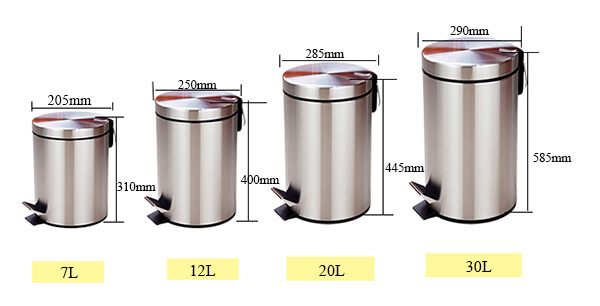 Chọn mua thùng rác inox đạp chân cần chú ý điều gì?