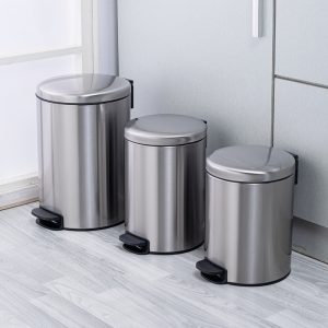 Điểm danh những mẫu thùng rác inox đạp chân phổ biến nhất