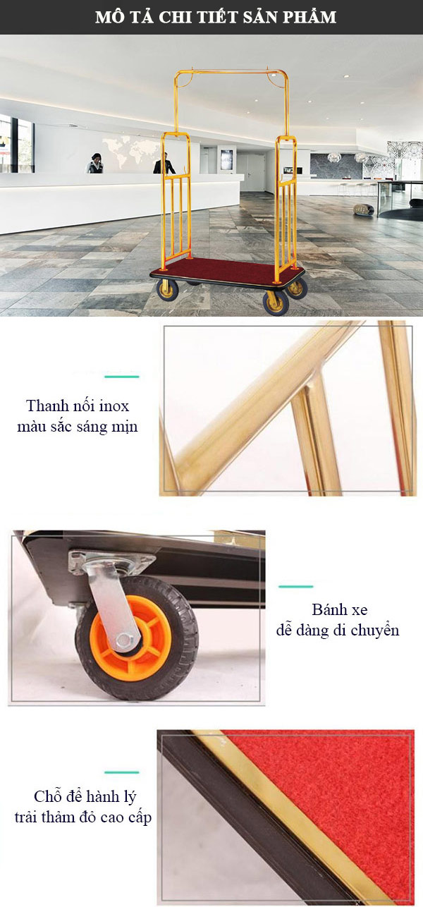 Đặc điểm từng bộ phận cấu thành trên xe đẩy