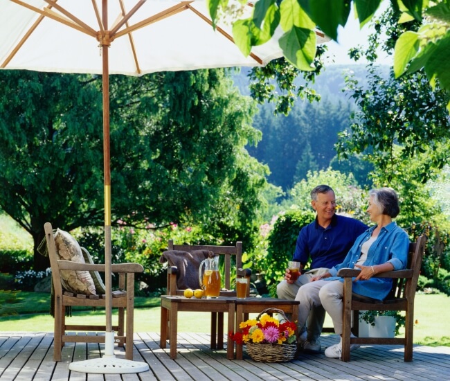 Mẫu dù chính tâm đế bê tông chắc chắn