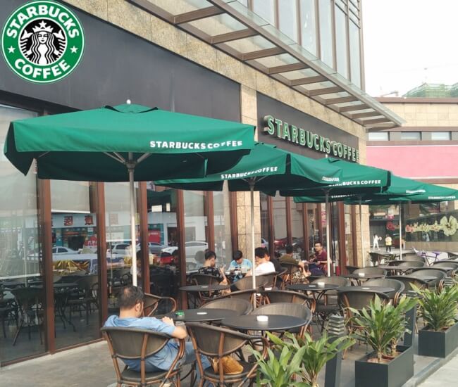 Ô dù quảng cáo thương hiệu ấn tượng, hiệu quả