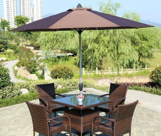 Mẫu ô dù che mưa ngoài trời cỡ lớn sử dụng làm quà tặng chất lượng