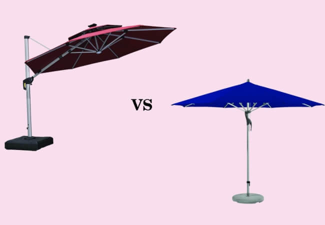 Hình ảnh minh họa dù lệch tâm và dù chính tâm