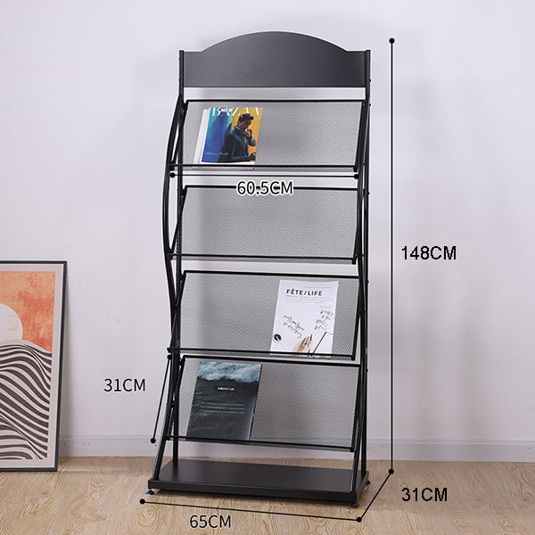 Chi tiết kích thước kệ tạp chí