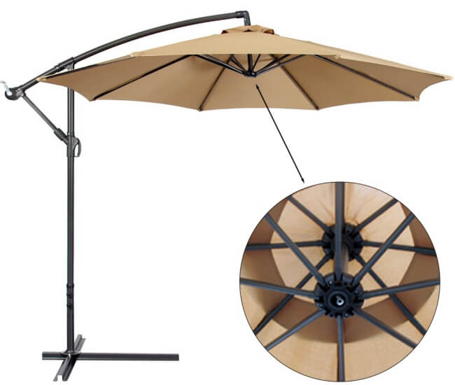 Kiểm tra kỹ sản phẩm ô dù ngoài trời thanh lý trước khi mua