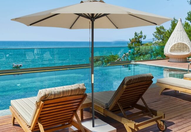 Ô dù bãi biển với thiết kế kiểu dáng đẹp mắt, ấn tượng