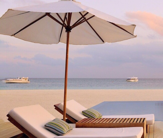 Mẫu ô dù bãi biển ngoài trời chính tâm tiện lợi
