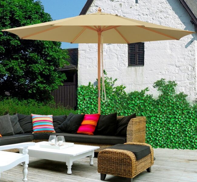 Mẫu dù ngoài trời chính tâm tròn che năng cực tốt