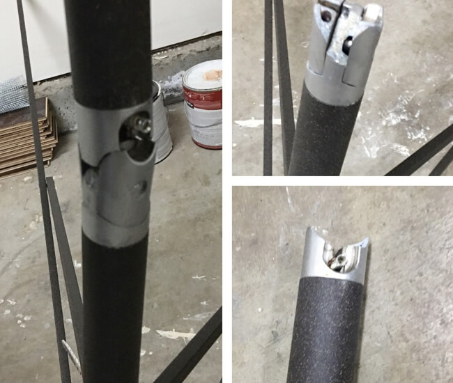 Khung dù bị gãy cho mở và đóng dù không đúng cách