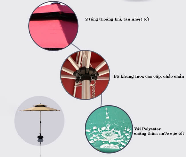 Tìm hiểu kỹ chất liệu ô dù trước khi chọn mua sản phẩm