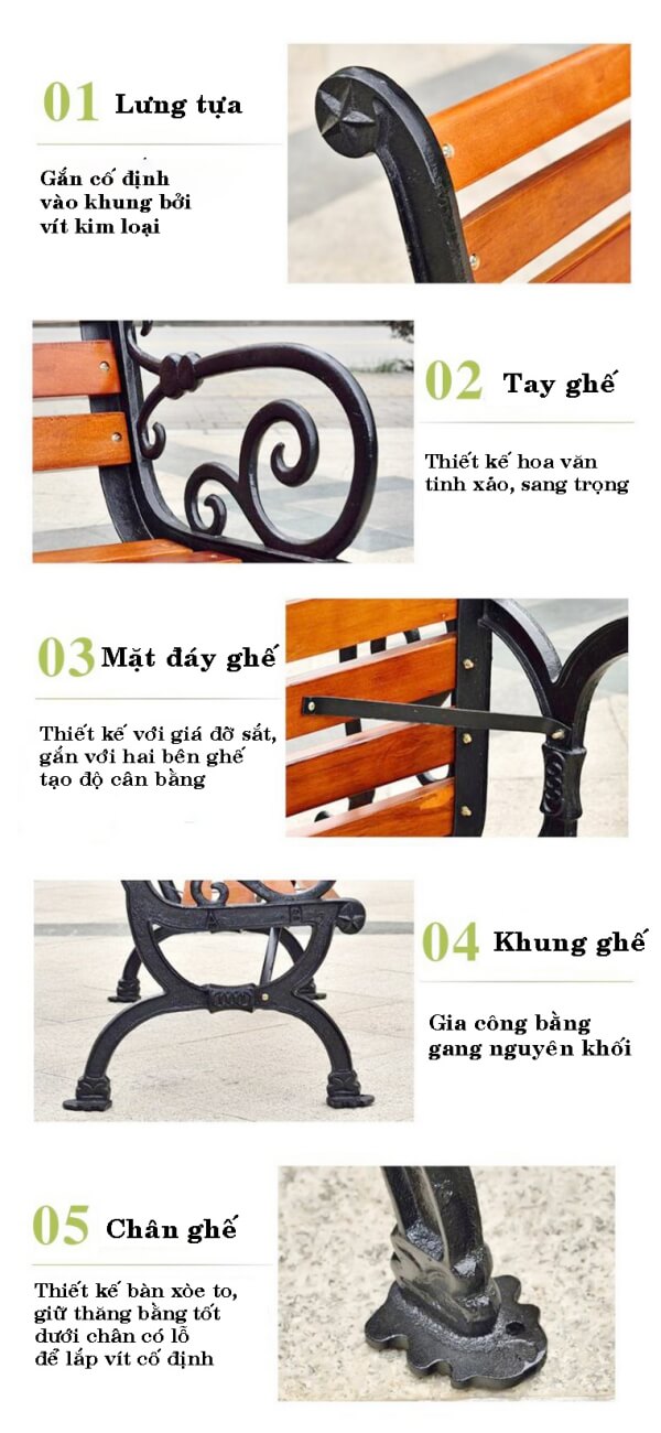 Chi tiết cấu tạo sản phẩm