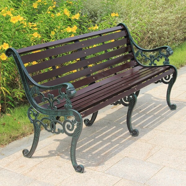 Mẫu ghế công viên ngoài trời kích thước 2.m được ưa chuộng