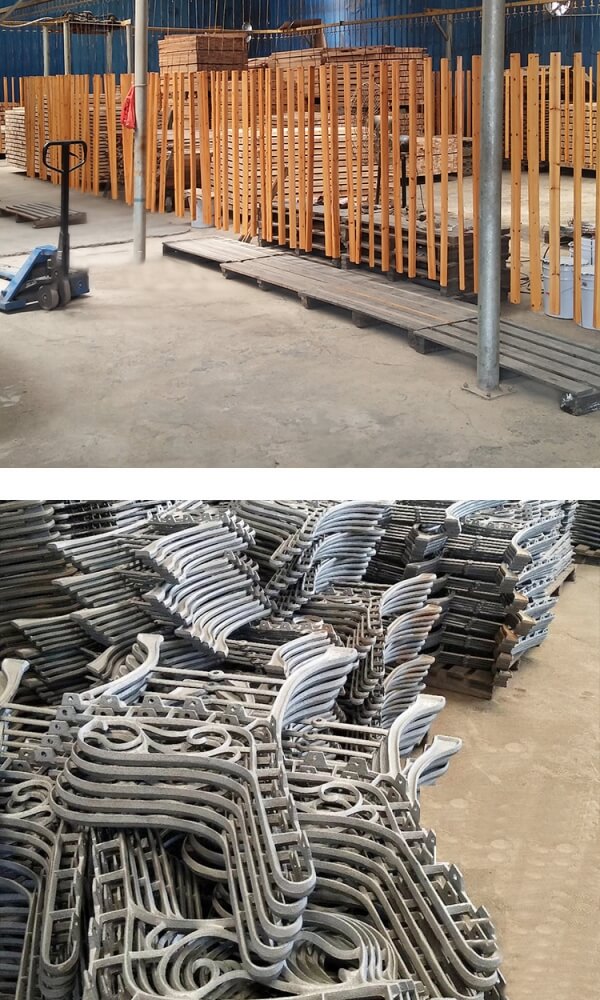 Xưởng sản xuất ghế gang đúc uy tín, chất lượng Hành Tinh Xanh