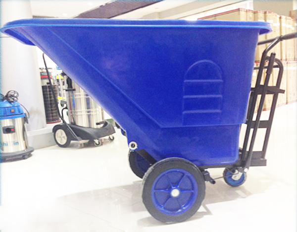 Xe đẩy rác 450 lít