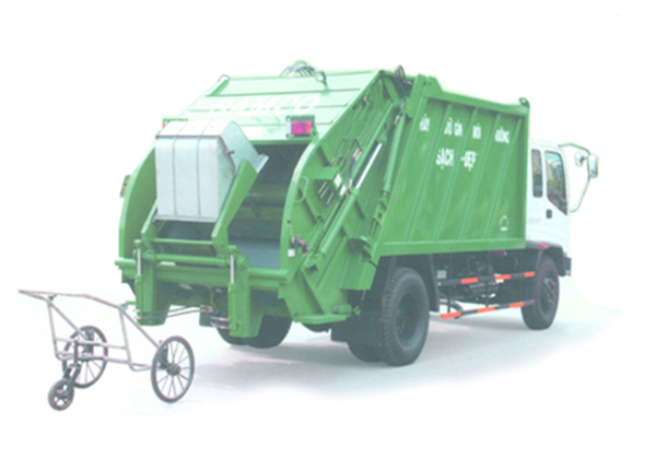 Xe đẩy rác 500 lít