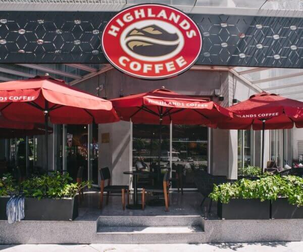 Ô chính tâm tại quán cà phê Highlands coffee