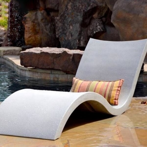 Thiết kế ghế composite bể bơi hiện đại, độc đáo