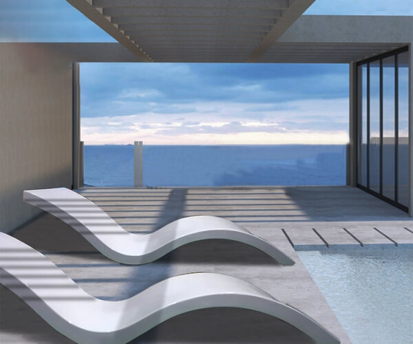 Ghế hồ bơi composite cao cấp