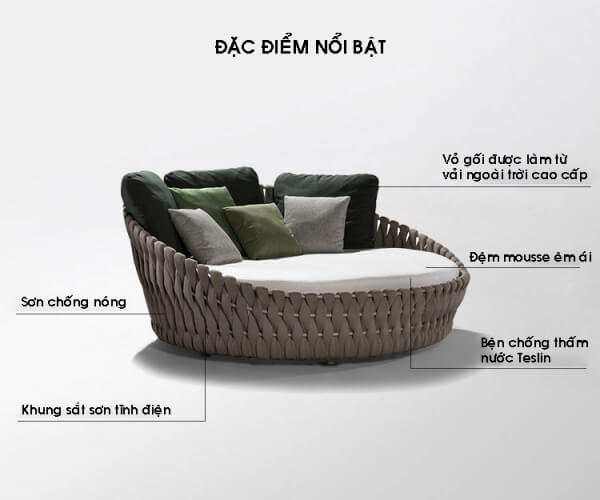 Đặc điểm nổi trội của giường tắm năng bể bơi