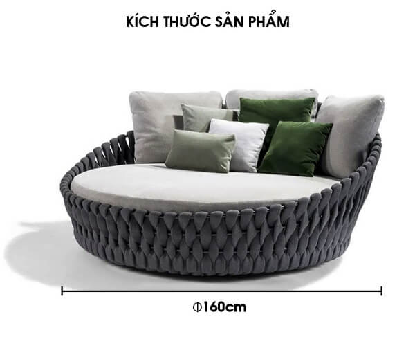 Kích thước giường tắm nắng bể bơi cao cấp