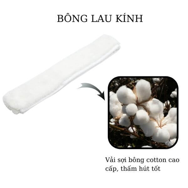 Bông lau làm từ chất liệu vải sợi cotton cao cấp