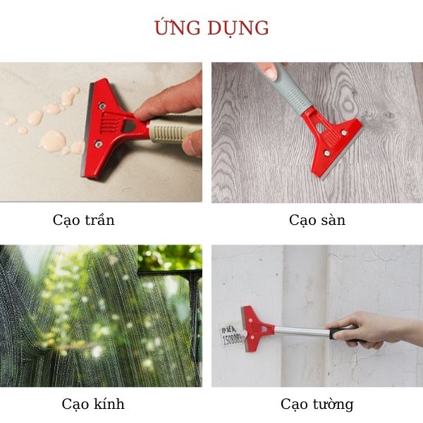 Ứng dụng của dao cạo sàn dao cạo kính cán nhựa