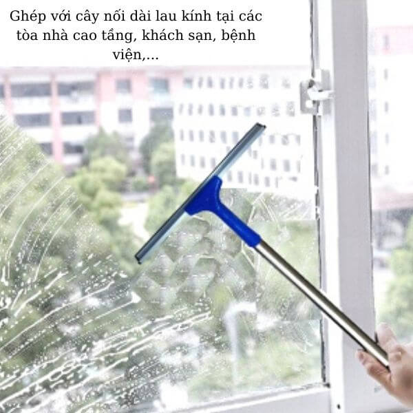 Bộ gạt kính nhựa cầm tay sử dụng nhiều trong công tác vệ sinh công nghiệp