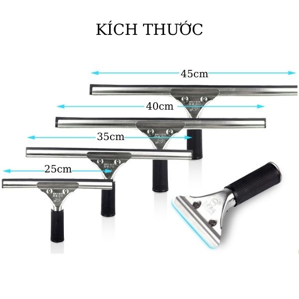 Kích thước cây gạt nước kính cầm tay