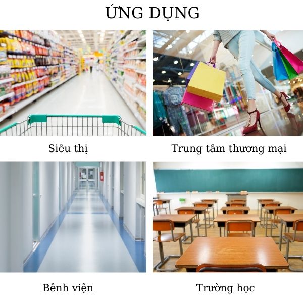 Ứng dụng của cây gạt nước sàn nhà công nghiệp