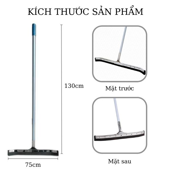 Chi tiết kích thước cây gạt sàn nhà 