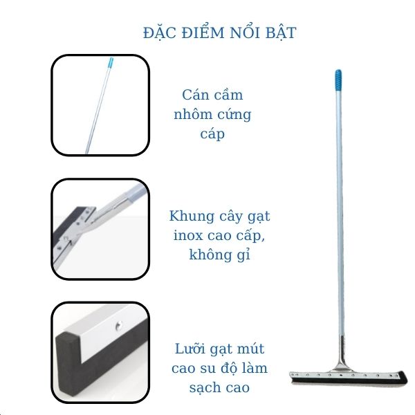 Đặc điểm nổi bật khiến mọi khách hàng ưa chuộng của cây gạt inox