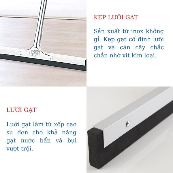 Lưỡi cây gạt nước mút cao su cho độ làm sạch cao