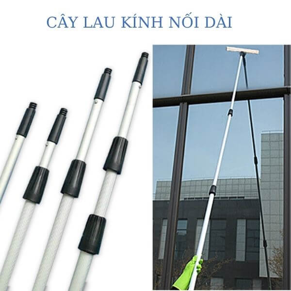 Mẫu cây nối lau cửa kính công nghiệp nhập khẩu cao cấp, chất lượng
