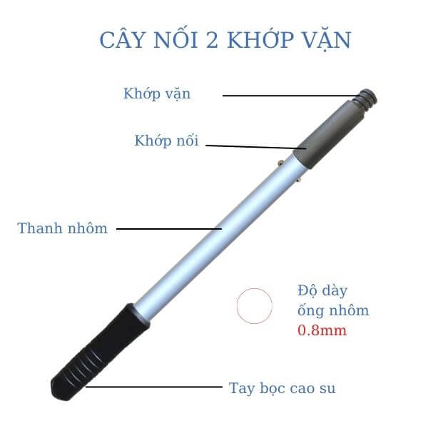 Cấu tạo cây nối 2 khớp vặn
