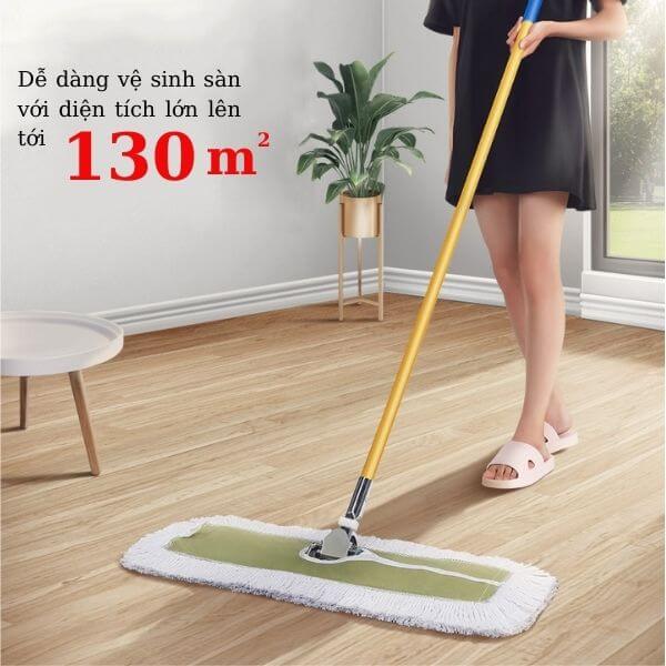 Khung bàn lau to cho phạm vi lau khô sàn nhà rộng 130m2