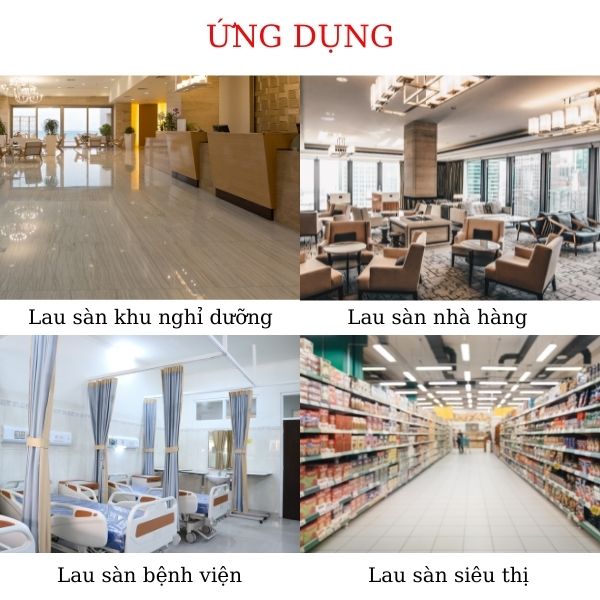 Ứng dụng của cây lau sàn đa năng deluxe