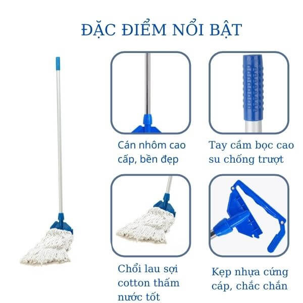 Đặc điểm nổi bật của cây lau nhà ướt Standard