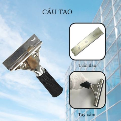 Dao cạo kính cán inox - Dao cạo sàn, dao cạo sơn inox chất lượng, giá rẻ