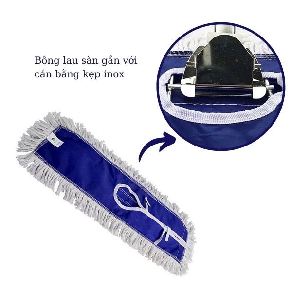 Giẻ lau khô dễ dàng thay thể bởi thiết kế tách rời