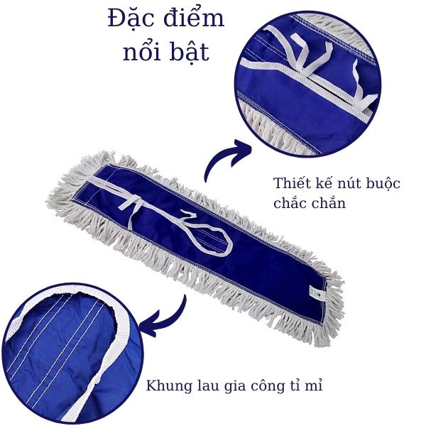 Đặc điểm nổi bật của giẻ thay thế cây lau sàn công nghiệp