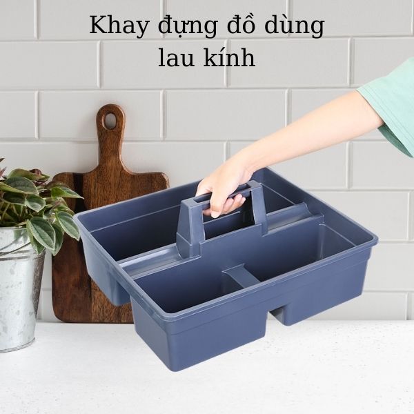 Mẫu khay đựng dụng cụ vệ sinh cao cấp, chất lượng