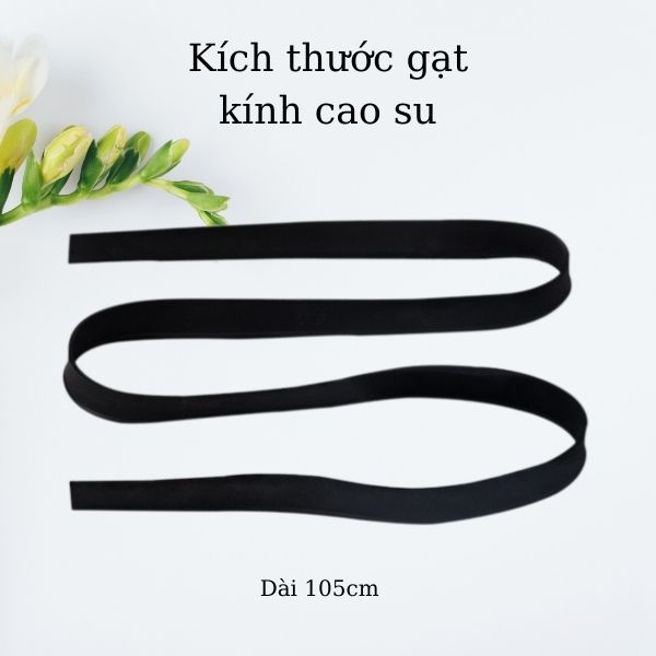 Chi tiết kích thước lưỡi cao su