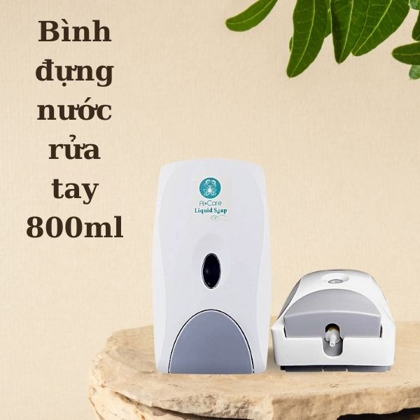 Mẫu hộp đựng nước rửa tay thông minh dung tích 800ml