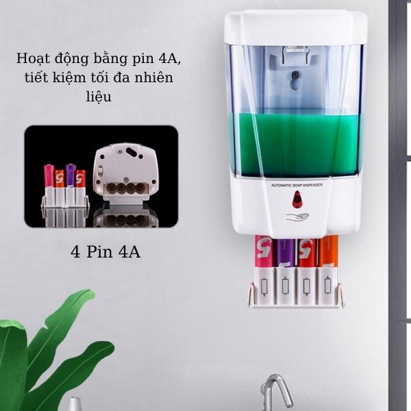 Bình đựng nước rửa tay cảm ứng