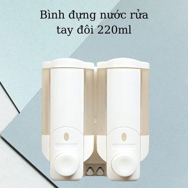 Mẫu hộp đựng nước rửa tay dung tích 220ml