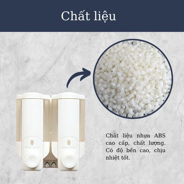 Hộp đựng nước rửa tay treo tường làm từ nhựa ABS cao cấp