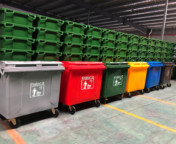 Giảm giá 50% khi mua thùng rác nhựa 660 lít cơ lỡn